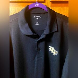 Antigua Men's CL Black UCF Knights Legacy Pique Polo